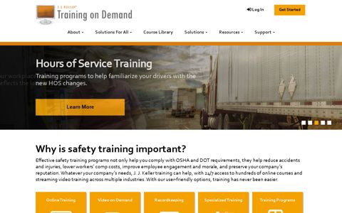 J. J. Keller Training on Demand | Online Courses & More