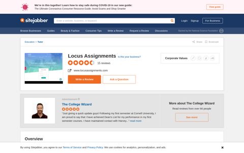Locus Assignments Reviews - 15 Reviews of ... - Sitejabber