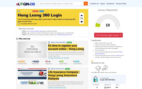 Hong Leong 360 Login