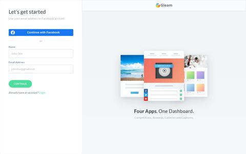 Start Building Campaigns With a Gleam.io Account
