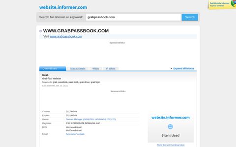 grabpassbook.com at Website Informer. Grab. Visit Grab ...
