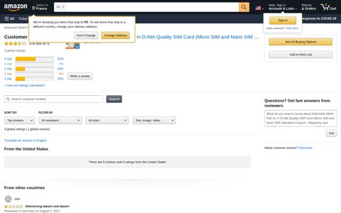 Customer reviews: Klarmobil Allnet Flat XL in D ... - Amazon.com