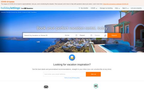 Vacation Rentals on HolidayLettings - Book Cabins, Beach ...