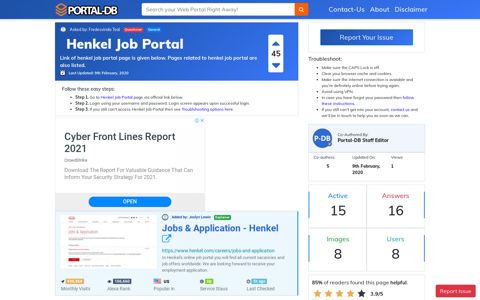 Henkel Job Portal