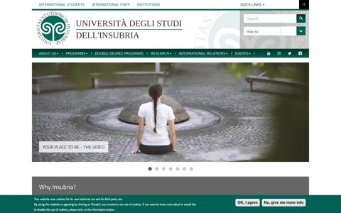 Università degli studi dell'Insubria: Homepage