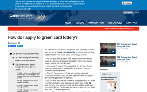 How do I apply to green card lottery? | Workpermit.com