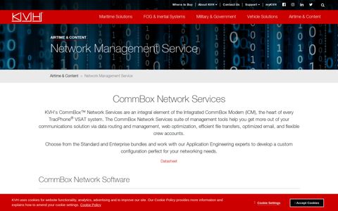 Network Management Service - KVH