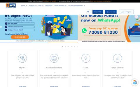 UTI Mutual Fund - Mutual Funds India | UTI Asset ...
