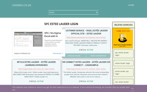 spc estee lauder login - General Information about Login