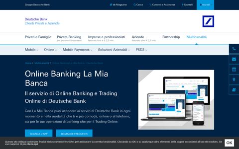 Online Banking La Mia Banca - Deutsche Bank
