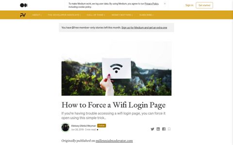 How to Force a Wifi Login Page. If you're having trouble ...