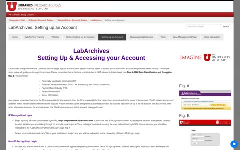 Setting up an Account - LabArchives - ULibraries Research ...