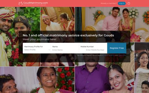 Goud Matrimony - The No. 1 Matrimony Site for Gouds ...