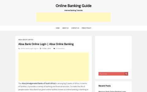 Absa Bank Online Login - Westpac Bank Online Banking Login