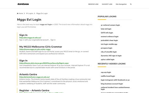 Mggs Evi Login ❤️ One Click Access - iLoveLogin