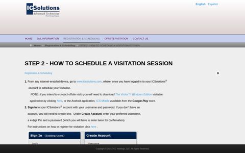 STEP 2 - HOW TO SCHEDULE A VISITATION SESSION - The ...