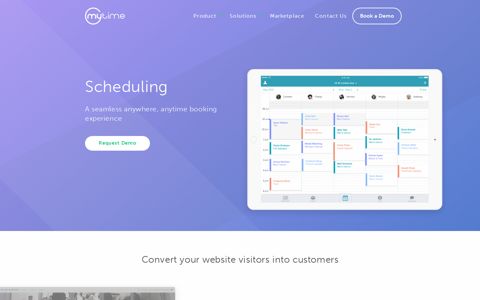 Product Features: Scheduling | MyTime
