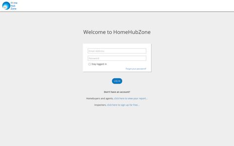 Login - HomeHubZone