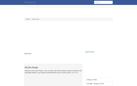 [LOGIN] Ncah Portal FULL Version HD Quality Portal ... - Loginglyform