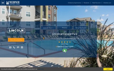 Lincoln At Central Park | Apartments in Oklahoma City | Weidner