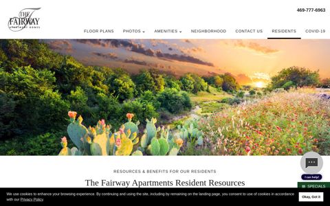 Resident Benefits | The Fairway Apartments