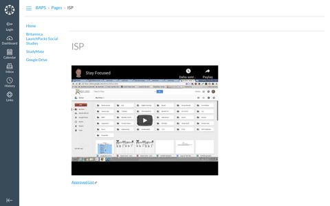 ISP: Student Portal