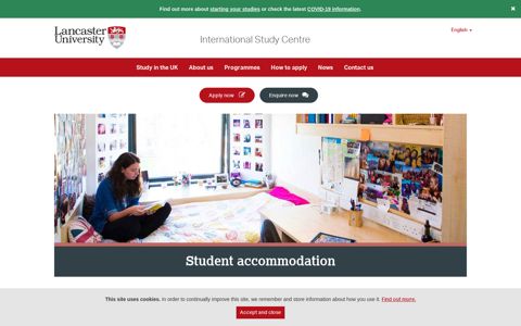 Student Accommodation | Lancaster University International ...