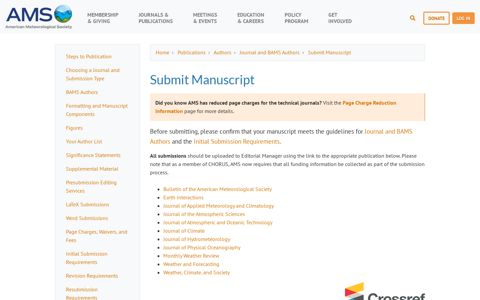 Submit Manuscript - American Meteorological Society