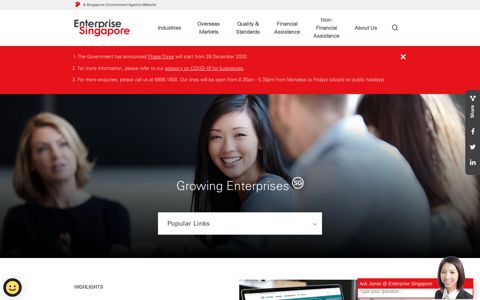Enterprise Singapore – Growing Enterprises