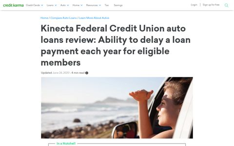 Kinecta Auto Loans: Potential to Delay Payments | Credit Karma