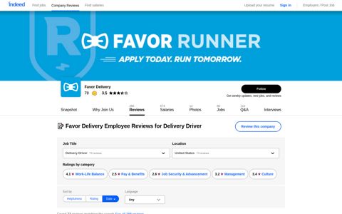 Working as a Delivery Driver at Favor Delivery: 71 Reviews ...
