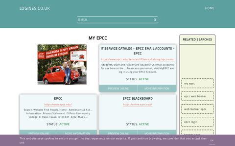 my epcc - General Information about Login - Logines.co.uk