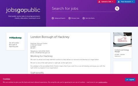 London Borough of Hackney Jobs | Jobsgopublic - Public ...