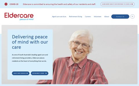 Eldercare Aged Care Services Home Page - Eldercare