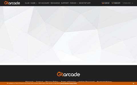 Gtarcade.com - Log in