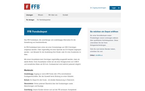 FFB Fondsdepot