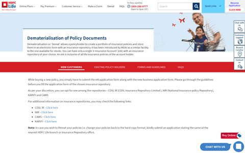 Demat Your Life Insurance Policies with HDFC Life - e ...