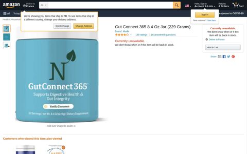 Gut Connect 365 8.4 Oz Jar (229 Grams ... - Amazon.com