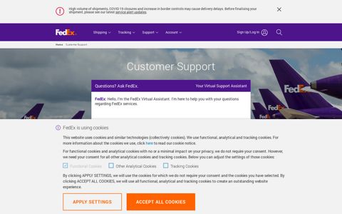 Contact and Support Centre | FedEx United Kingdom