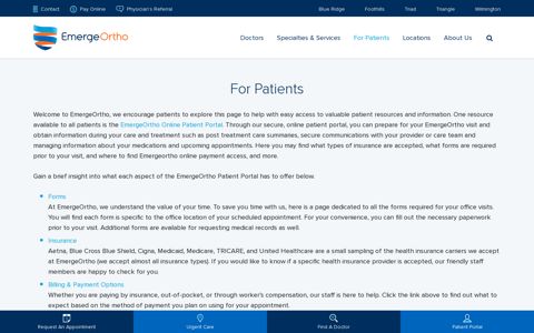 EmergeOrtho Patient Portal | EmergeOrtho