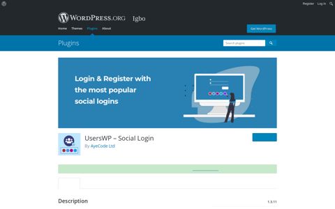 UsersWP – Social Login – WordPress plugin | WordPress.org ...