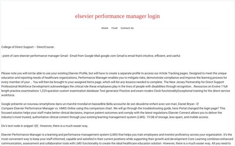 elsevier performance manager login - ACNUDH