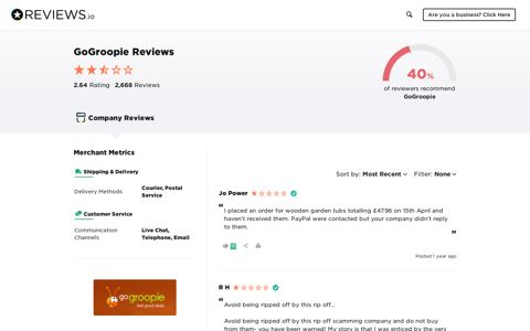 GoGroopie Reviews - Read 2,668 Genuine Customer Reviews |