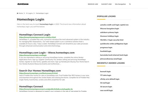 Homesteps Login ❤️ One Click Access - iLoveLogin