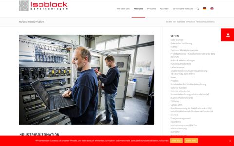 Industrieautomation - Isoblock Schaltanlagen GmbH & Co. KG