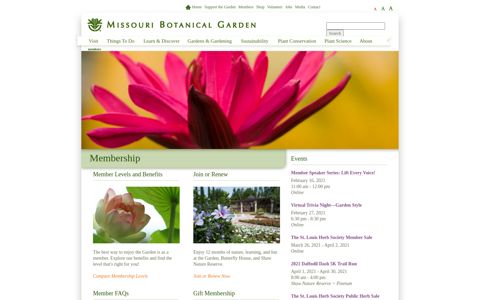 Membership - Missouri Botanical Garden
