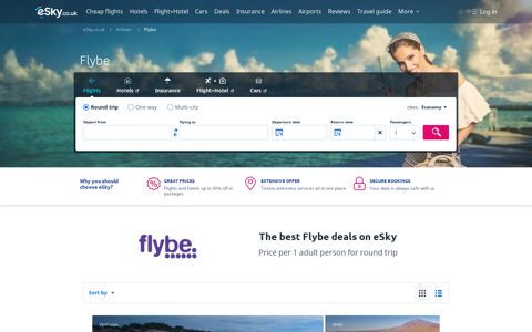 Flybe - Airlines – Flybe cheap flights - eSky.co.uk