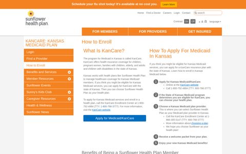 How to Apply for Medicaid (KanCare) in Kansas | Sunflower ...