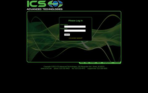 Please Log in - ICS Advanced Technologies