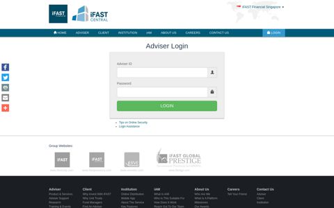 Login - iFAST Central